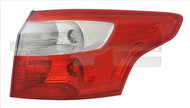TYC FORD FOCUS III 2011-2014 EXTERIOR TAIL LIGHT WGN LEFT SIDE - Taillight