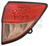 TYC HONDA H-RV II 2014-2018 EXTERIOR TAIL LIGHT LEFT SIDE W/HARNESS RED WITH LED - Taillight