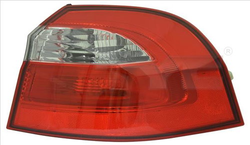 TYC KIA RIO III 2011-NOW EXTERIOR TAIL LIGHT LEFT WITH BULB HOLDER - Taillight - Main image