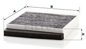 MANN-FILTER CUK2855 for VOLVO vehicles - Cabin Air Filter