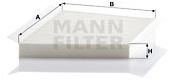 MANN-FILTER CU3172 for MERCEDES-BENZ vehicles - Cabin Air Filter