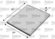 VALEO 715521 for HYUNDAI; KIA - Cabin Air Filter