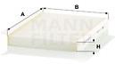 MANN-FILTER CU2532 for HYUNDAI; KIA - Cabin Air Filter