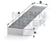 MANN-FILTER CUK5141 for FORD; JAGUAR - Cabin Air Filter