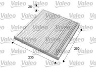 VALEO 715636 for CITROËN; FIAT; PEUGEOT - Cabin Air Filter
