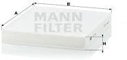 Cabin Air Filter MANN-FILTER CU2141 for CITROËN; FIAT; ISUZU; MITSUBISHI; PEUGEOT cars - Kabinový filtr 