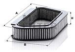 MANN-FILTER CUK4136 for AUDI cars - Cabin Air Filter