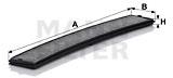 MANN-FILTER CUK6724 for ALPINA; BMW - Cabin Air Filter