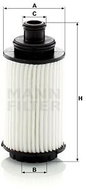 MANN-FILTER HU6023z for OPEL vehicles - Oil Filter