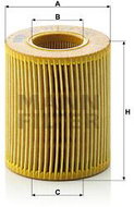 MANN-FILTER HU711/2x for MAZDA vehicles - Oil Filter