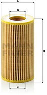 MANN-FILTER HU718/1k for JEEP, MERCEDES-BENZ - Oil Filter