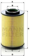MANN-FILTER HU822/5x for HYUNDAI, KIA - Oil Filter