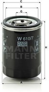 MANN-FILTER W610/7 for HYUNDAI vehicles - Oil Filter