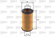 VALEO 586550 for HONDA vehicles - Oil Filter