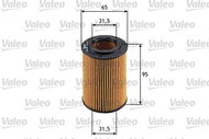 VALEO 586555 for HONDA vehicles - Oil Filter