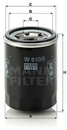 MANN-FILTER W610/6 for HONDA vehicles - Oil Filter