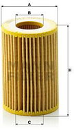 MANN-FILTER HU712/9x for HONDA vehicles - Oil Filter