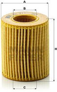 MANN-FILTER HU711x for FORD, MAZDA - Oil Filter