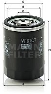 MANN-FILTER W610/1 pro vozy FIAT, SUBARU, SUZUKI, VW - Olejový filtr