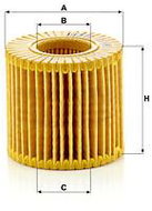 MANN-FILTER HU6006z for DAIHATSU, LEXUS, LOTUS, SUBARU, TOYOTA - Oil Filter