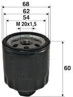 VALEO 586011 for DACIA, NISSAN, RENAULT - Oil Filter