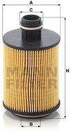 MANN-FILTER HU7004/1x for CADILLAC, CHEVROLET, OPEL, SAAB - Oil Filter