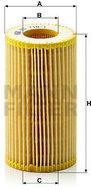 MANN-FILTER HU718/1z for BMW, LAND ROVER, MG, ROVER - Oil Filter