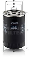 MANN-FILTER W940/66 for AUDI, SEAT, SKODA, VW - Oil Filter