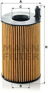 MANN-FILTER HU8005z for AUDI, PORSCHE, VW - Oil Filter