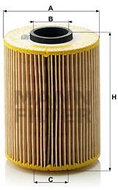MANN-FILTER HU926/3x for ALPINA, BMW - Oil Filter