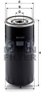 MANN-FILTER W1170/7 - Oil Filter
