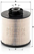 MANN-FILTER PU1046/1x for MERCEDES-BENZ vehicles - Fuel Filter