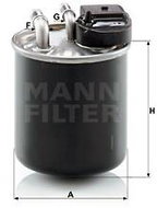 MANN-FILTER WK820/20 for MERCEDES-BENZ vehicles - Fuel Filter