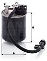 MANN-FILTER WK820/18 for MERCEDES-BENZ vehicles - Fuel Filter
