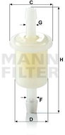 MANN-FILTER WK21 (10) for LIGIER cars - Fuel Filter