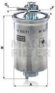 MANN-FILTER WK853/11 for FORD; SEAT; VW - Fuel Filter