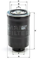 MANN-FILTER WK940 / 6x for FORD, LDV, NISSAN - Fuel Filter