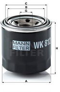 MANN-FILTER WK812 for DAIHATSU cars - Fuel Filter