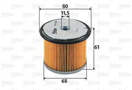 VALEO 587900 for CITROËN; FIAT; FSO; HYUNDAI; LANCIA; PEUGEOT - Fuel Filter
