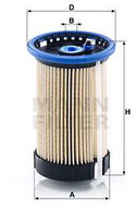 MANN-FILTER PU8015 for AUDI; VW - Fuel Filter