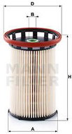 MANN-FILTER PU8008/1 for AUDI; SEAT; VW - Fuel Filter