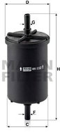 MANN-FILTER WK6002 for ARO; DACIA; NISSAN; OPEL; PUCH MOTORCYCLES; RENAULT; SMART - Fuel Filter