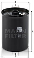 MANN-FILTER P945x for ARO; CITROËN; DAF; FORD; FSO; JEEP; LANCIA; LDV; PEUGEOT; RENAULT; ROVER; VOLV - Fuel Filter