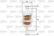 VALEO 587013 for ALFA ROMEO; AUSTIN; CITROËN; FIAT; GAZ; HONDA; ISUZU; MAZDA; MERCEDES-BENZ; OPEL; P - Fuel Filter