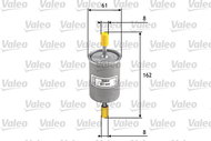 VALEO 587008 for cars ALFA ROMEO; AUDI; CADILLAC; CITROËN; DAEWOO; FIAT; HYUNDAI; IRMSCHER; JAGUAR;  - Fuel Filter