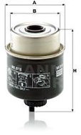 MANN-FILTER WK8118 - Fuel Filter