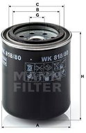 MANN-FILTER WK818 / 80 - Fuel Filter