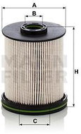 MANN-FILTER PU9012 / 1z - Fuel Filter