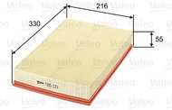 VALEO 585133 for VOLVO - Air Filter