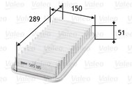 VALEO 585185 for TOYOTA - Air Filter